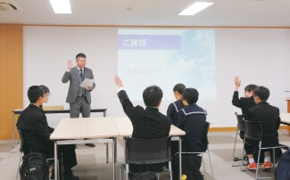 中学生職場体験の受け入れ
